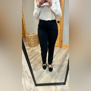 High Rise Black Women's Pants